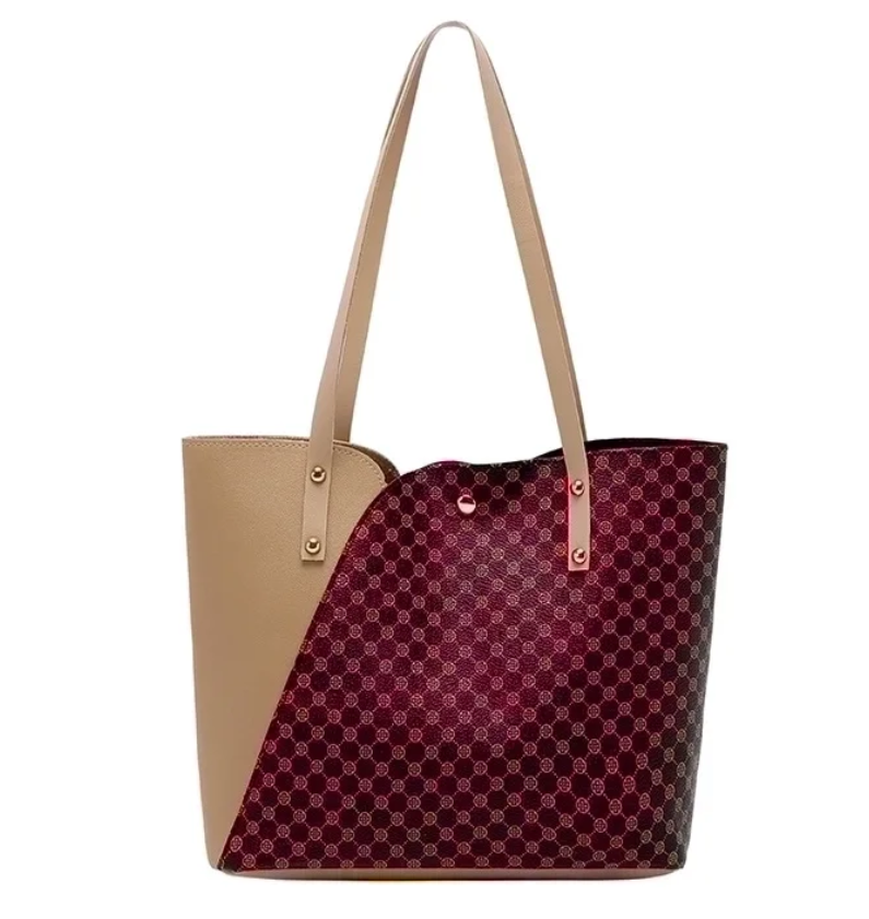 Bolso bicolor de polipiel