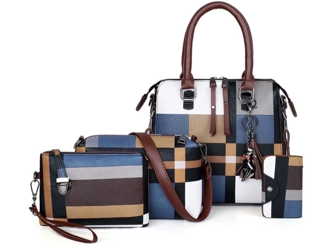 Conjunto de bolsos vintage en polipiel