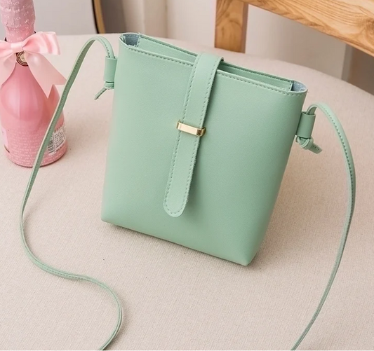 Bolso casual de polipiel rectangular